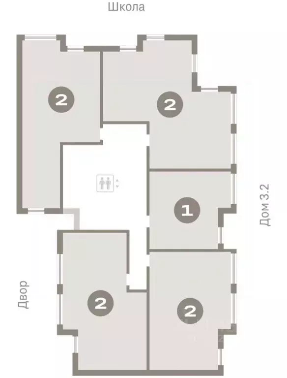 2-к кв. Тюменская область, Тюмень ул. Республики, 205к3 (69.73 м) - Фото 2