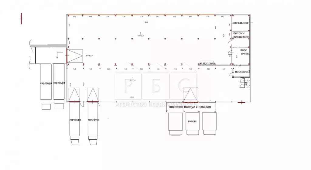 Склад в Саратовская область, Энгельс Промышленная ул., 3 (2080 м) - Фото 1