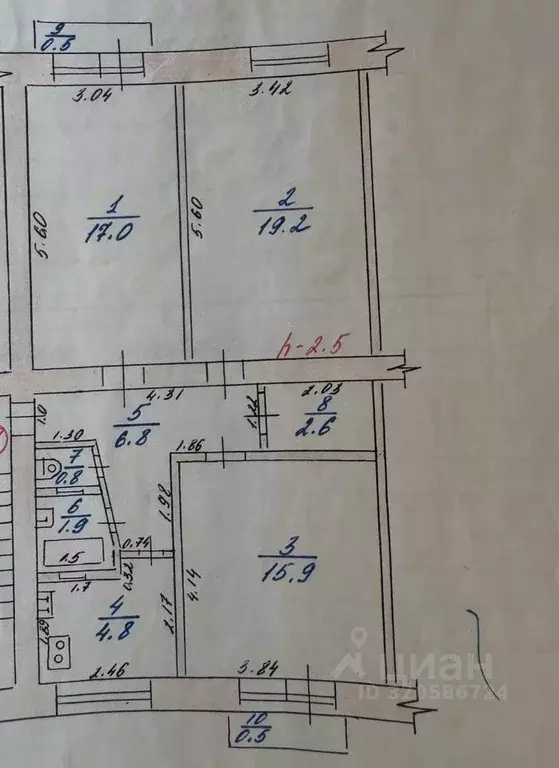 3-к кв. Мордовия, Саранск Советская ул., 79 (69.0 м) - Фото 2