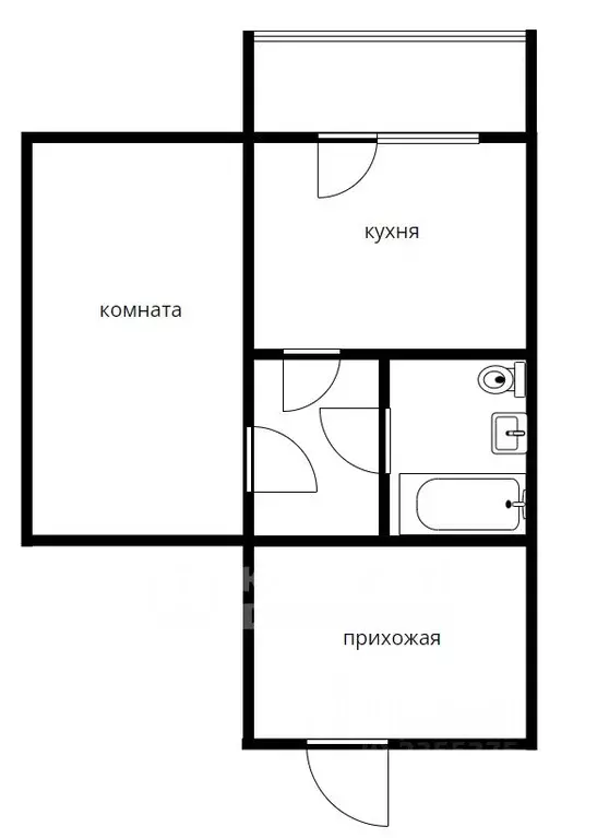 1-к кв. Краснодарский край, Анапа ул. Ленина, 146 (42.0 м) - Фото 2