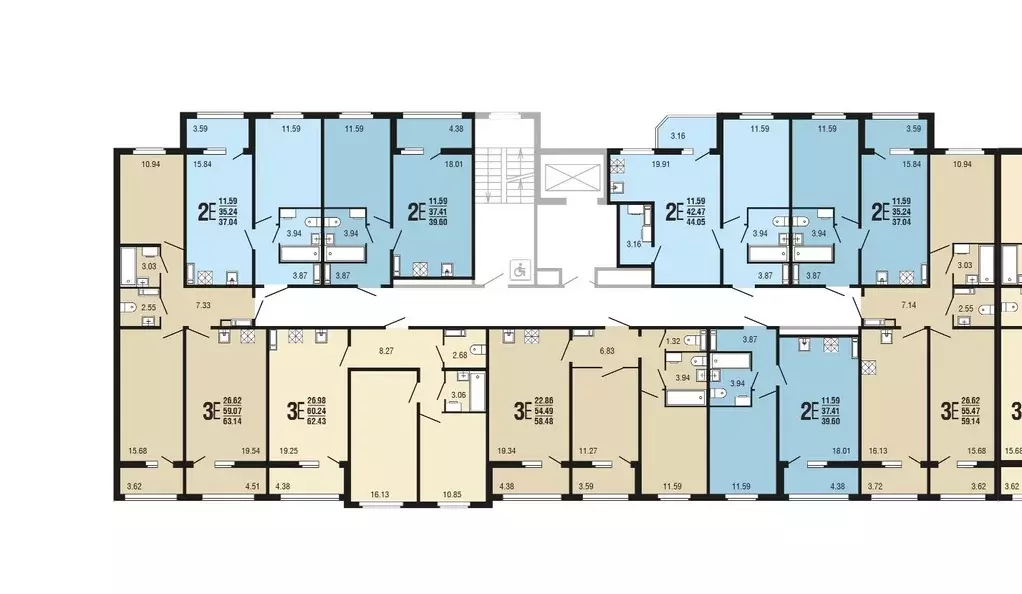 1-к кв. Воронежская область, с. Новая Усмань бул. Художников, 4 (37.04 ... - Фото 2