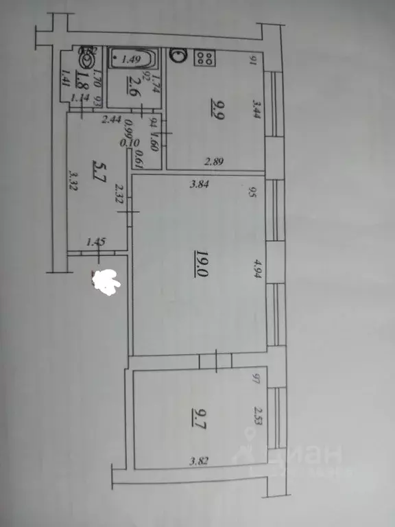 2-к кв. Самарская область, Самара Азовская ул., 72А (48.0 м) - Фото 1