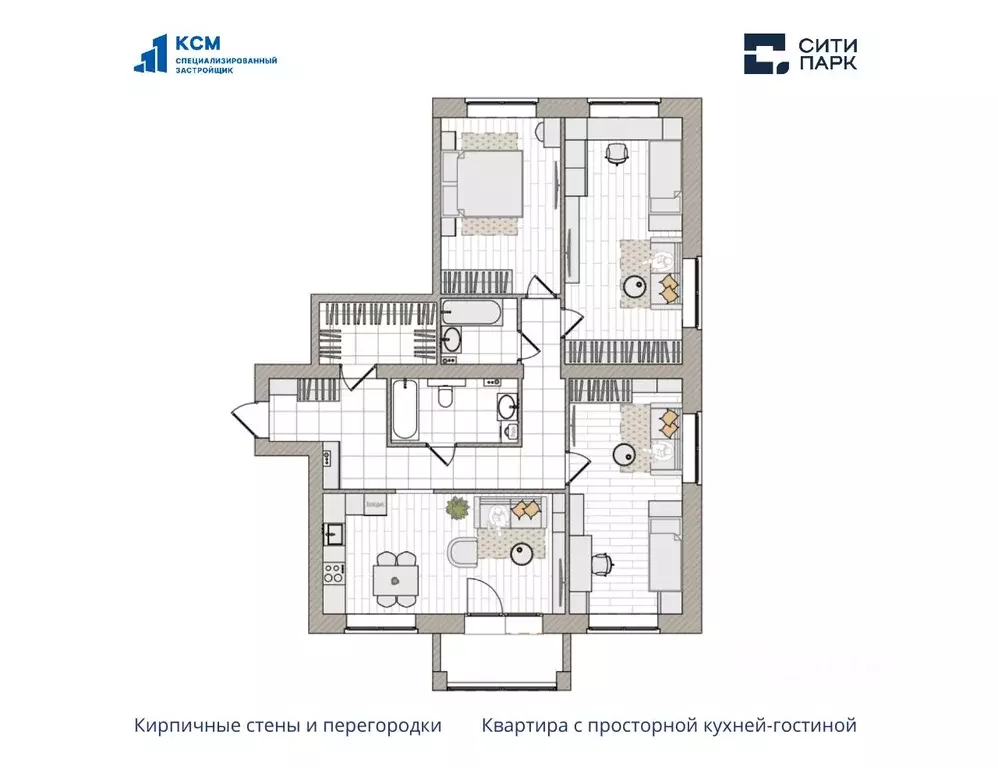 4-к кв. Кировская область, Киров городской округ, пос. Чистые Пруды ... - Фото 0