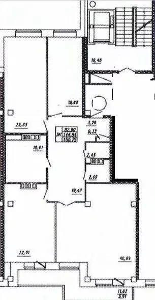 3-к кв. Омская область, Омск ул. 10 лет Октября, 43/2 (144.84 м) - Фото 2
