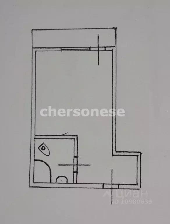 Студия Севастополь ул. Челюскинцев, 49/35 (14.6 м) - Фото 2