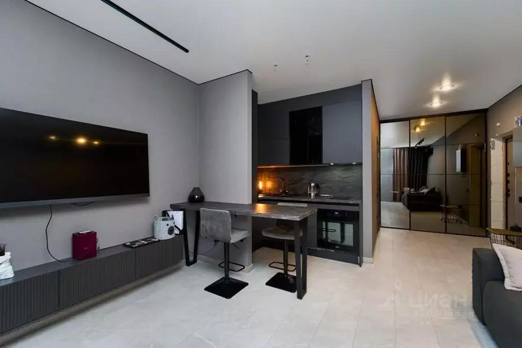 Студия Краснодарский край, Краснодар Колхозная ул. (28.5 м) - Фото 1