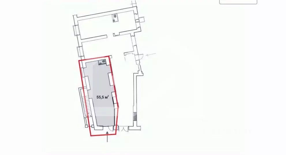 Помещение свободного назначения в Москва ул. Земляной Вал, 23С1 (56 м) - Фото 2