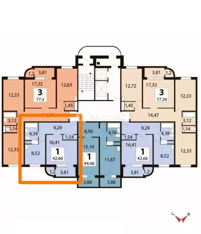 1-к кв. Московская область, Ленинский городской округ, Дрожжино пгт ... - Фото 2