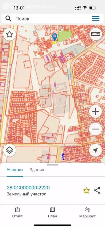 Участок в Амурская область, Благовещенск (13.83 м) - Фото 0