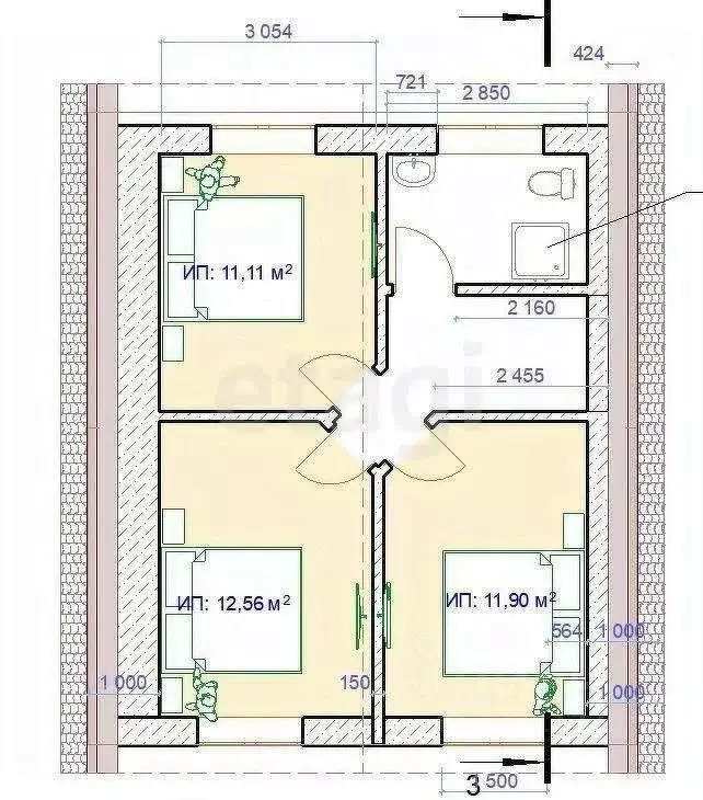 Дом в Белгородская область, Белгородский район, Тавровское с/пос, с. ... - Фото 1