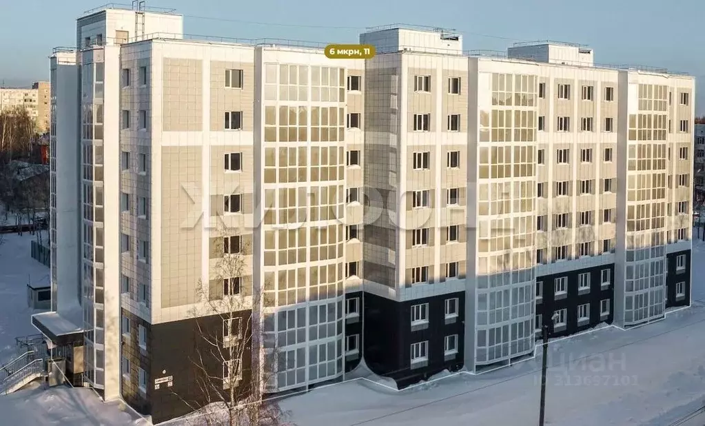 2-к кв. Ханты-Мансийский АО, Нефтеюганск 6-й мкр, 11 (75.6 м) - Фото 0