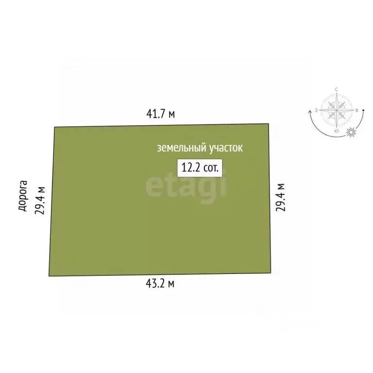 Участок в Крым, Симферопольский район, Добровское с/пос, с. ... - Фото 2