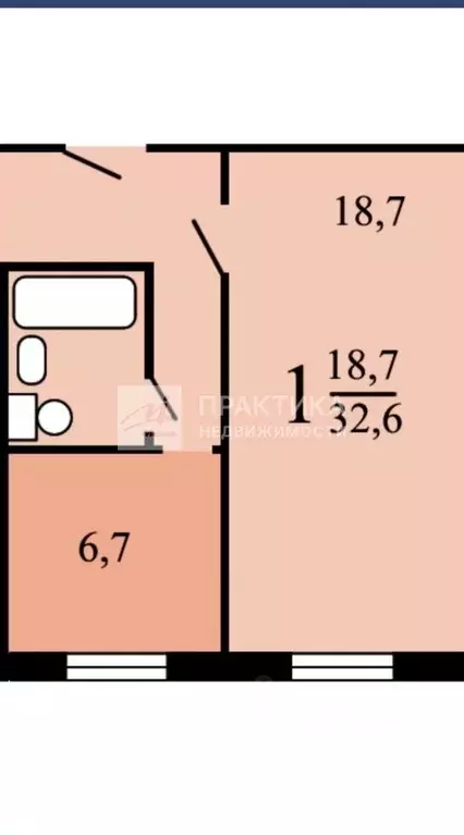 1-к кв. Москва Планерная ул., 12К6 (32.8 м) - Фото 2