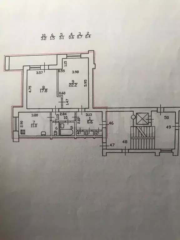 2-к. квартира, 67,5 м, 2/9 эт. - Фото 0