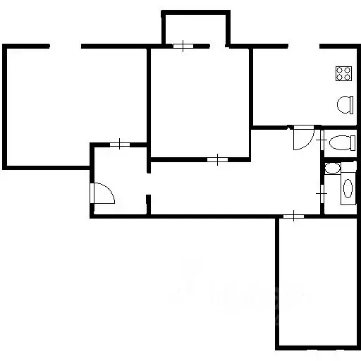 3-к кв. Санкт-Петербург Наличная ул., 27 (81.0 м) - Фото 2