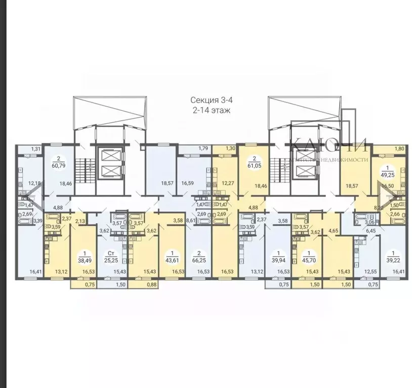 1-к кв. Челябинская область, Магнитогорск просп. Ленина, 114 (39.22 м) - Фото 2