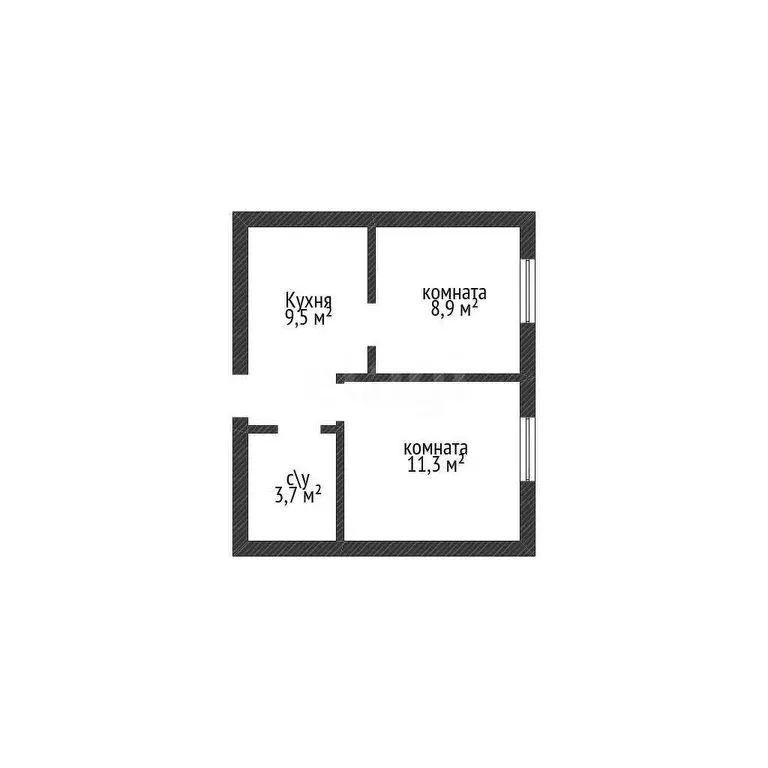 2-комнатная квартира: Майкоп, улица Юннатов, 3 (33.4 м) - Фото 0