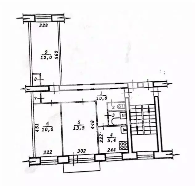 3-к кв. Новосибирская область, Новосибирск Юбилейный мкр, ул. ... - Фото 1