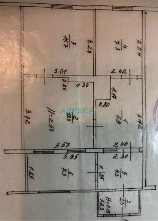 3-к кв. Белгородская область, Новый Оскол Гражданская ул., 12 (55.0 м) - Фото 2