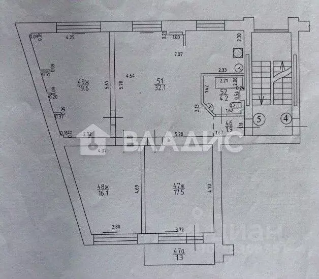 3-к кв. Калининградская область, Калининград ул. Алябьева, 22 (91.4 м) - Фото 2