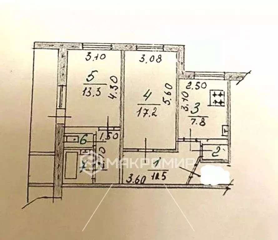 2-к кв. Орловская область, Орел ул. Максима Горького, 60 (57.7 м) - Фото 1