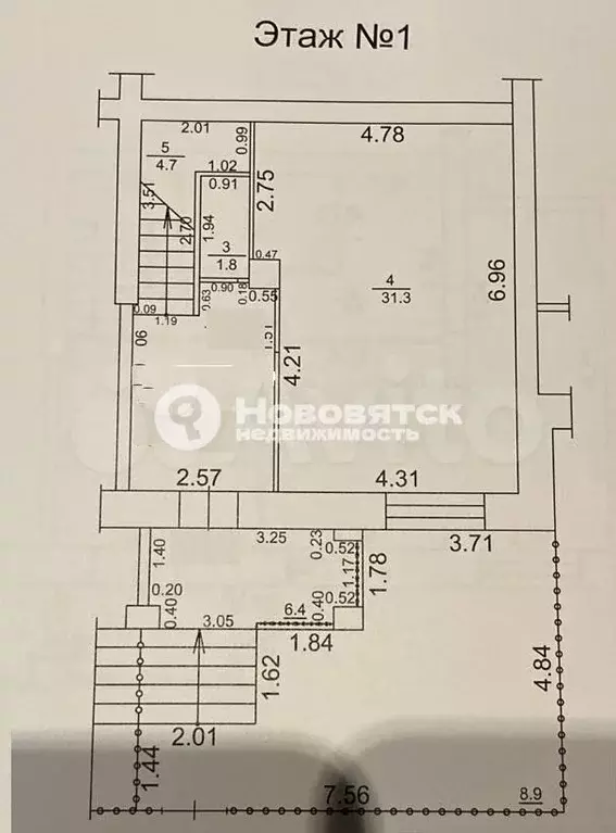 4-к. квартира, 105 м, 1/4 эт. - Фото 0
