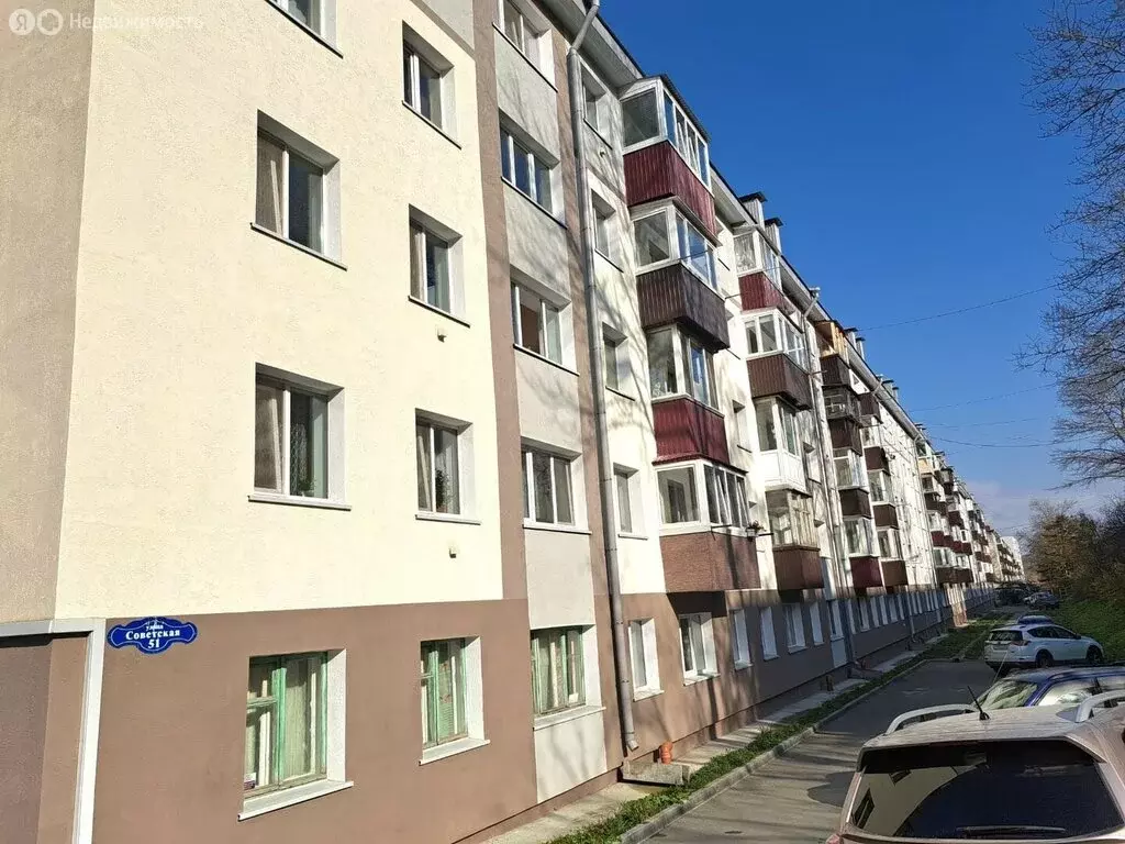 2-комнатная квартира: Корсаков, Советская улица, 51 (42 м) - Фото 0