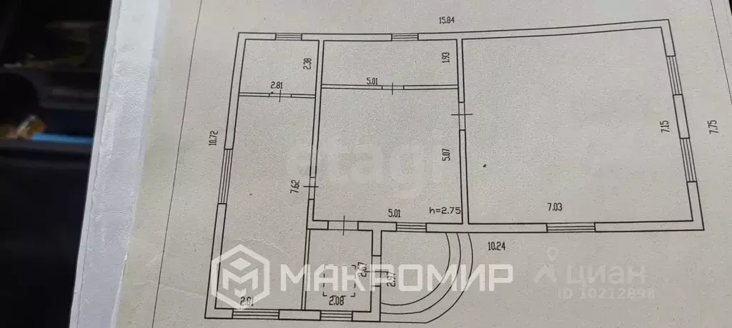 3-к кв. Брянская область, Брянск ул. Пересвета, 20 (104.0 м) - Фото 2