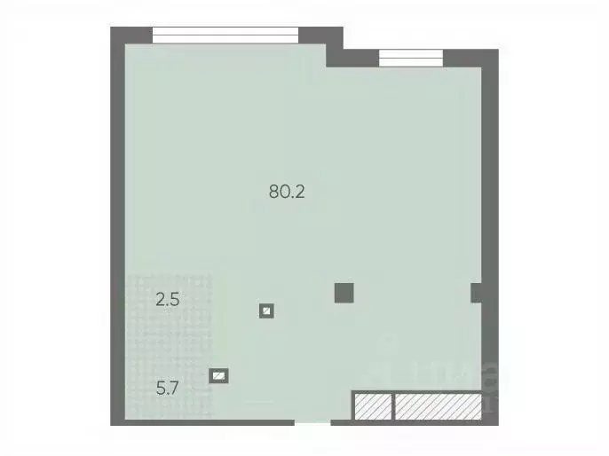 Офис в Санкт-Петербург Партизанская ул., 5 (88 м) - Фото 1