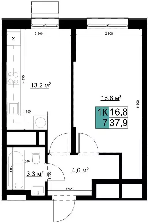 1-комнатная квартира: Одинцово, Можайское шоссе, 98 (37.9 м) - Фото 0