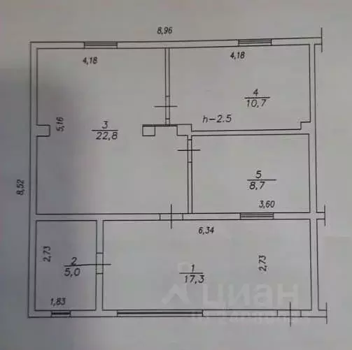 Дом в Кемеровская область, Новокузнецк Мирная ул. (65 м) - Фото 0