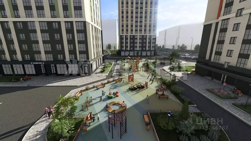 3-к кв. Брянская область, Брянск Школьный жилой комплекс (80.18 м) - Фото 2