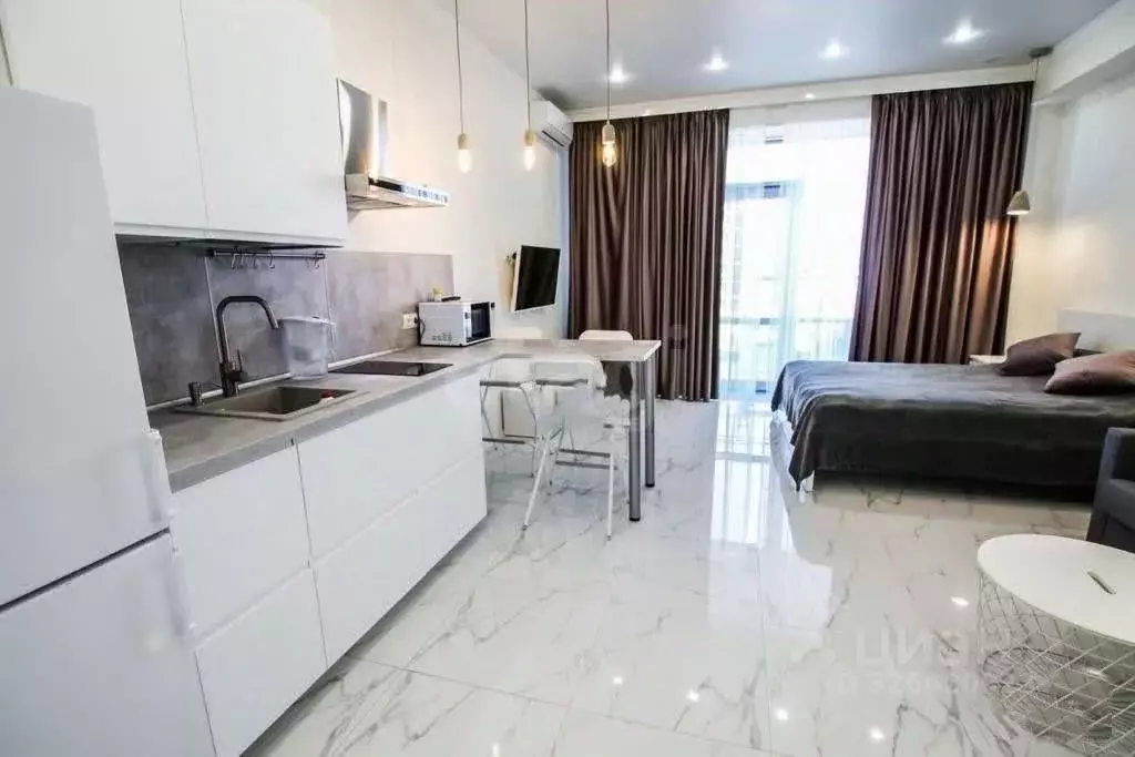 Студия Севастополь ул. Парковая, 7 (37.1 м) - Фото 1