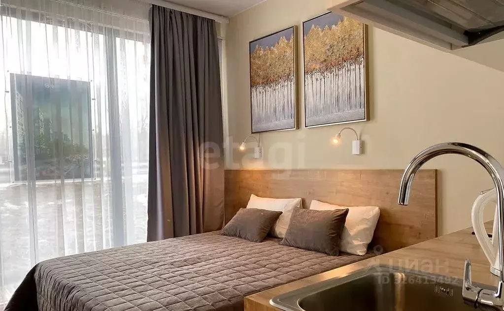 Студия Санкт-Петербург ул. Матроса Железняка, 1А (18.77 м) - Фото 1