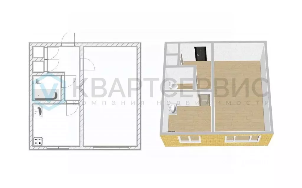 1-к кв. Омская область, Омск Городок Нефтяников мкр, ул. ... - Фото 1