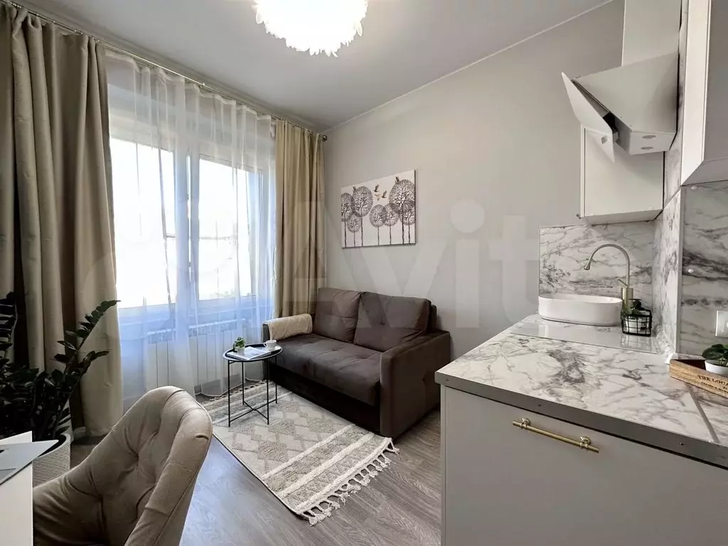 Квартира-студия, 17м, 4/8эт. - Фото 1