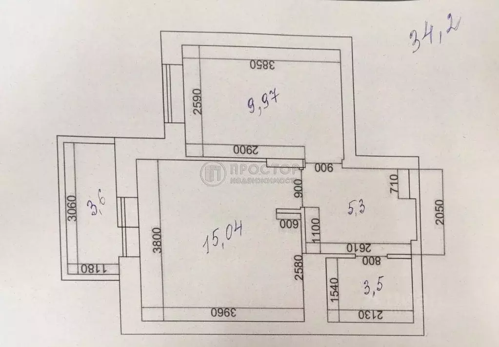 2-к кв. Московская область, Одинцовский городской округ, с. Лайково, ... - Фото 2