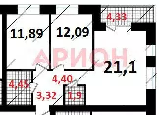 2-к. квартира, 60 м, 8/8 эт. - Фото 0