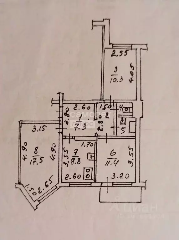 3-к кв. Липецкая область, Липецк просп. Победы, 11 (64.0 м) - Фото 2