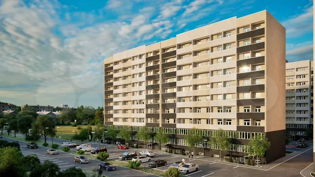 2-к. квартира, 54,8 м, 8/10 эт. - Фото 0