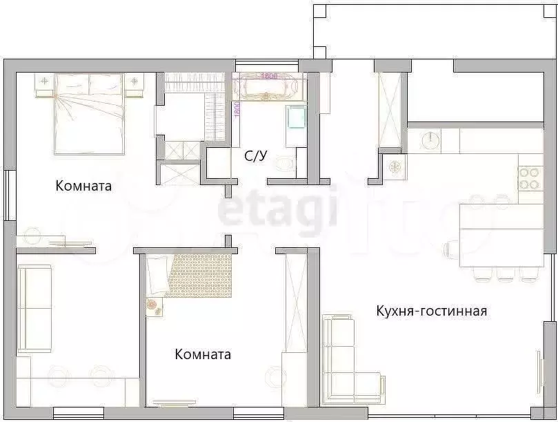 Дом 100 м на участке 7,5 сот. - Фото 0