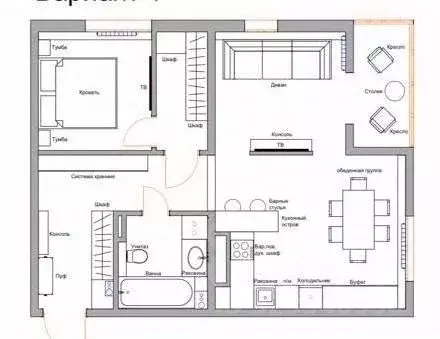 2-к кв. Иркутская область, Иркутск ул. Юрия Левитанского, 16/1 (57.9 ... - Фото 2