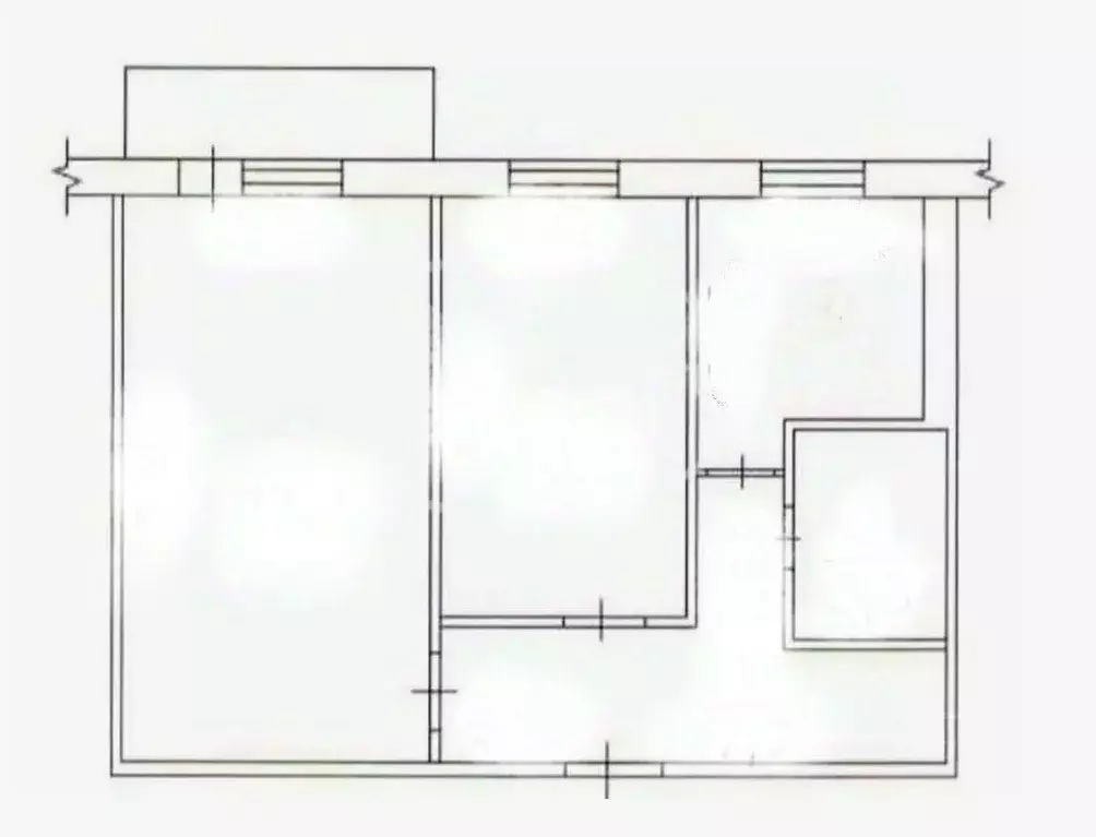 2-к кв. Татарстан, Казань ул. Гагарина, 111а (43.3 м) - Фото 1