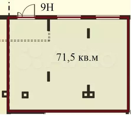Продается помещение свободного назначения, 71.5 м - Фото 0