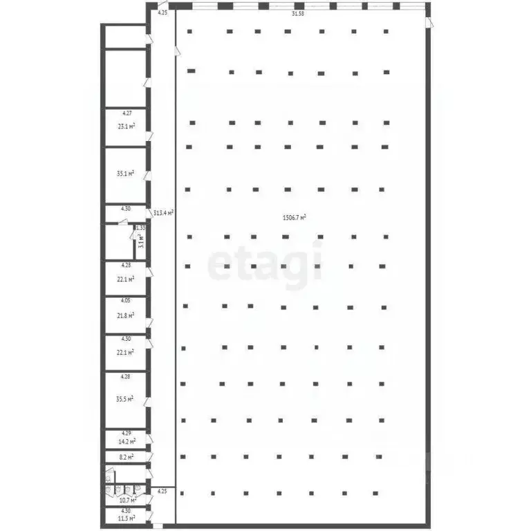 Склад в Мордовия, Саранск Пролетарская ул., 130А (201 м) - Фото 1