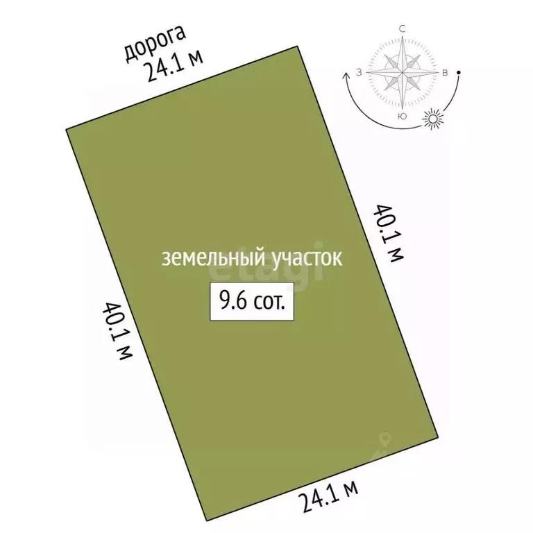 Участок в Крым, Феодосия ул. Дружбы (9.6 сот.) - Фото 2
