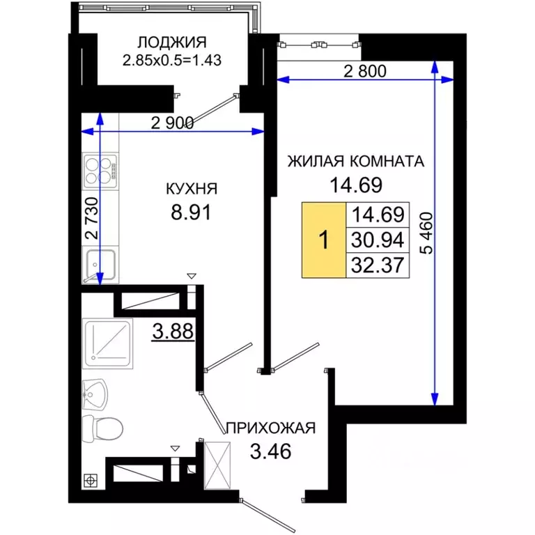 1-к кв. Ростовская область, Ростов-на-Дону Нефтекачка кв-л, Октябрь ... - Фото 0