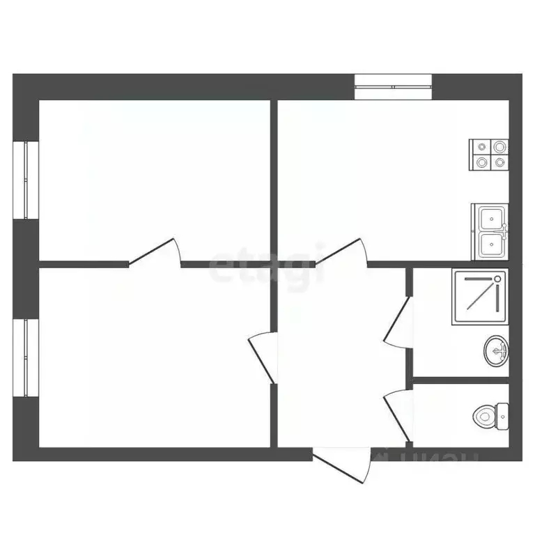 Комната Ростовская область, Ростов-на-Дону, Нахичевань ул. 6-я Линия, ... - Фото 1