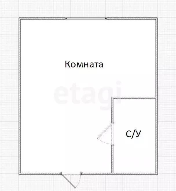 Студия Приморский край, Владивосток ул. Добровольского, 11 (24.0 м) - Фото 1