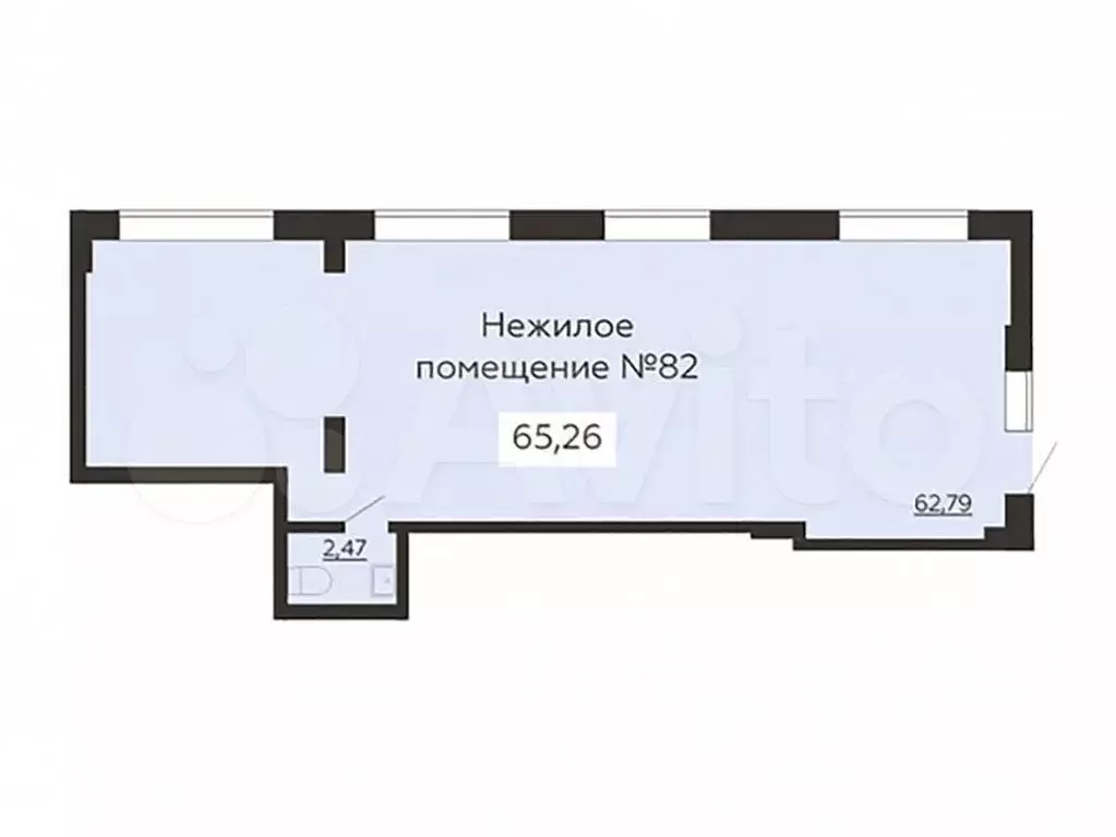 Продам помещение свободного назначения, 65.26 м - Фото 0